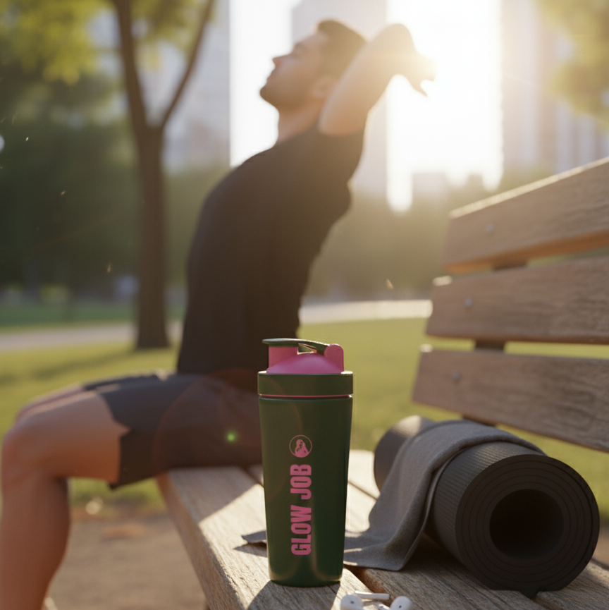 Glow Job collagen shaker